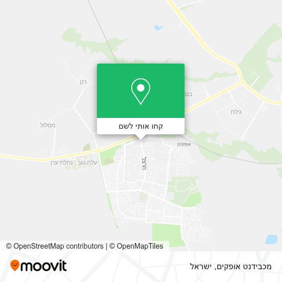 מפת מכבידנט אופקים