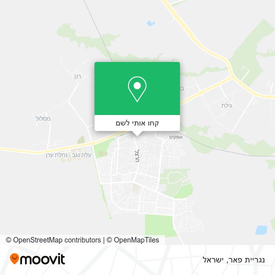 מפת נגריית פאר