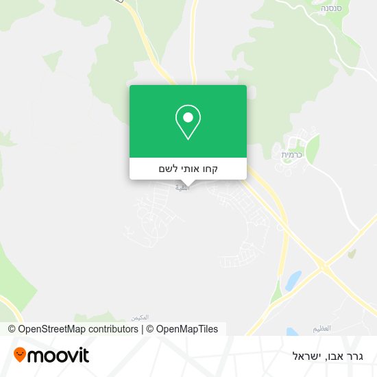 מפת גרר אבו
