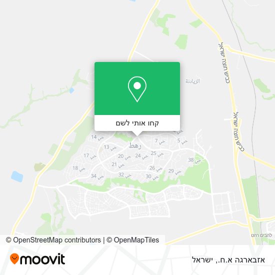 מפת אזבארגה א.ח.