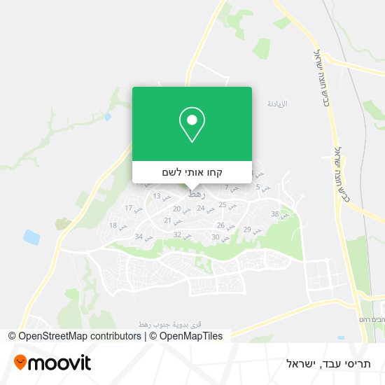 מפת תריסי עבד