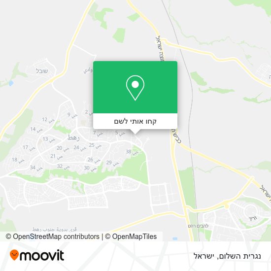 מפת נגרית השלום