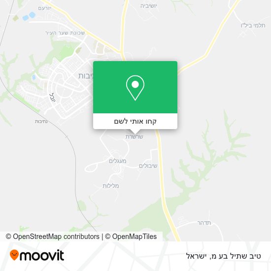 מפת טיב שתיל בע מ