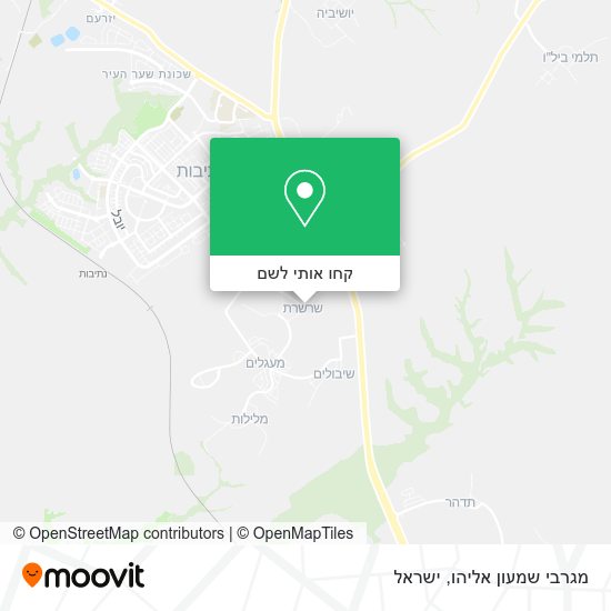 מפת מגרבי שמעון אליהו