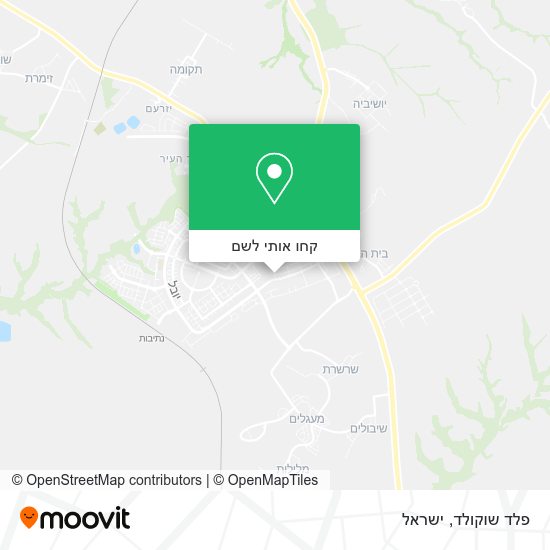 מפת פלד שוקולד