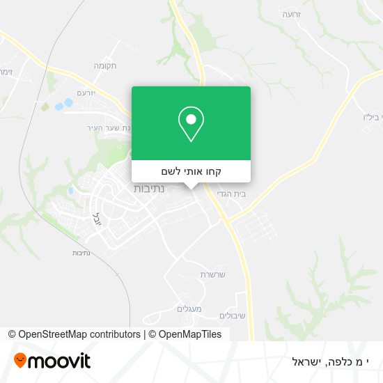 מפת י מ כלפה