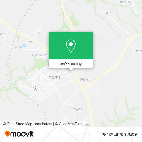 מפת פסגת המיזוג