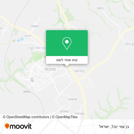 מפת בן עמי יובל