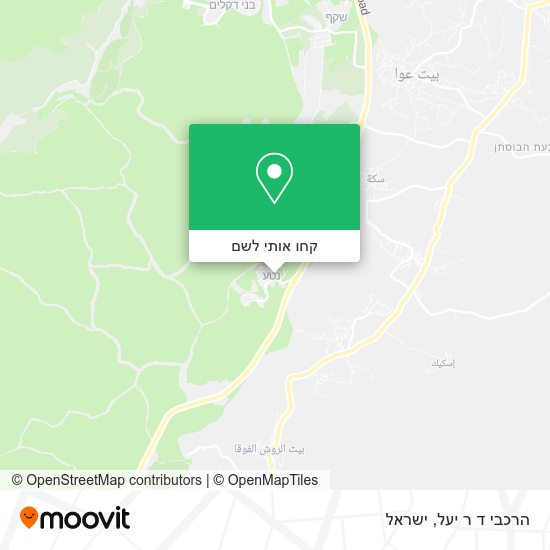 מפת הרכבי ד ר יעל