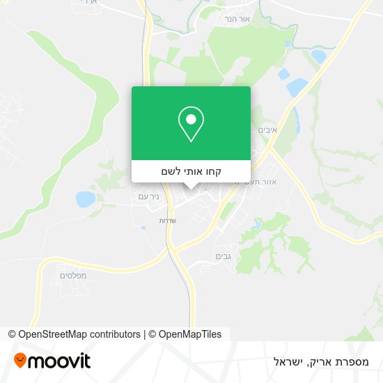 מפת מספרת אריק