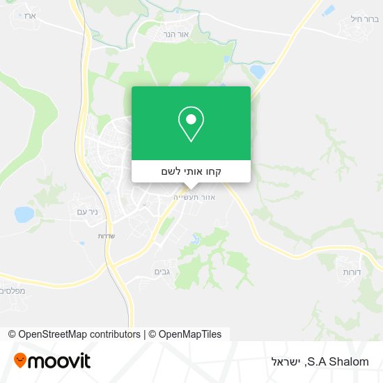 מפת S.A Shalom