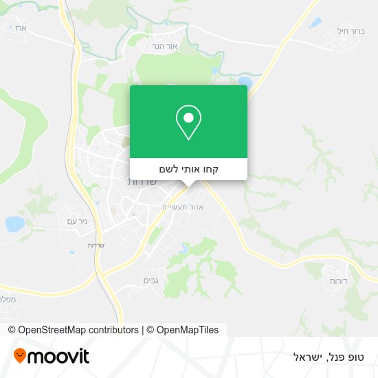 מפת טופ פנל