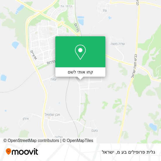מפת גלית פרופילים בע מ