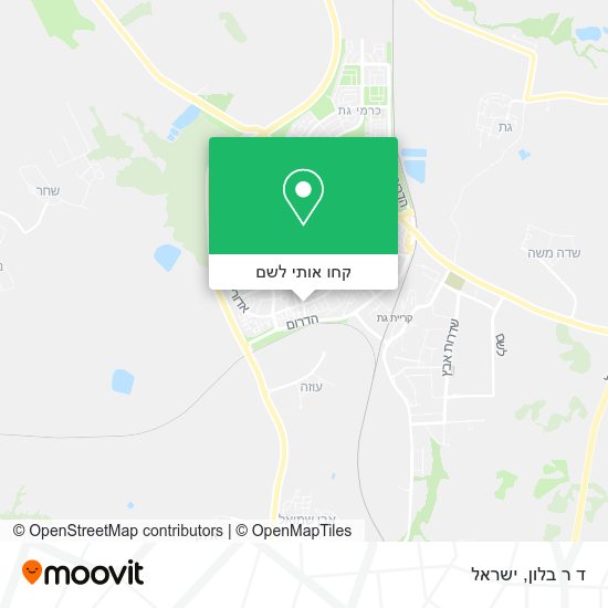 מפת ד ר בלון