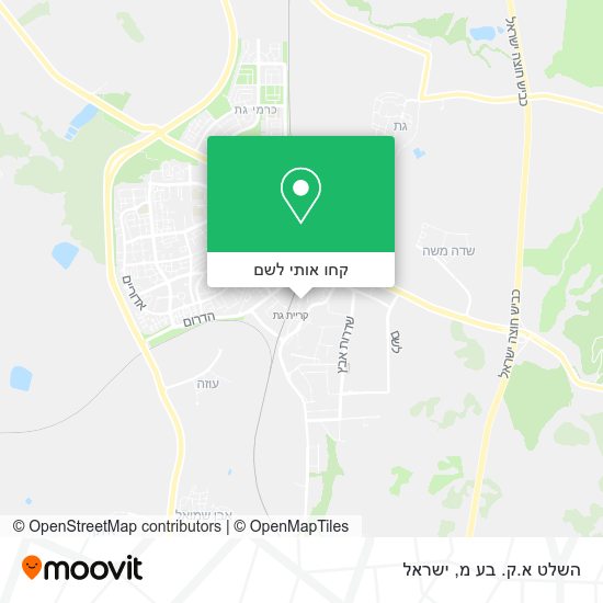 מפת השלט א.ק. בע מ