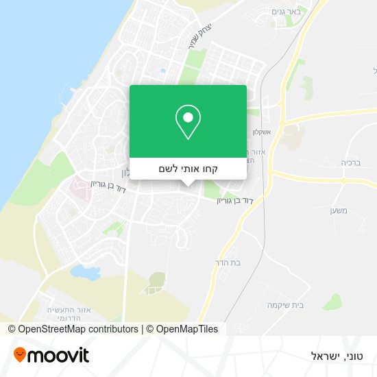 מפת טוני
