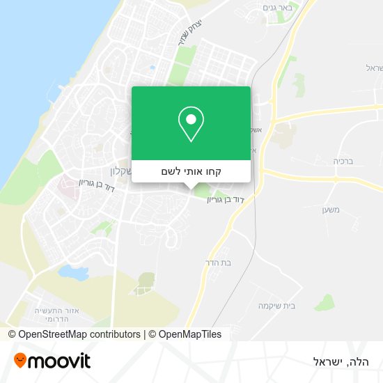 מפת הלה