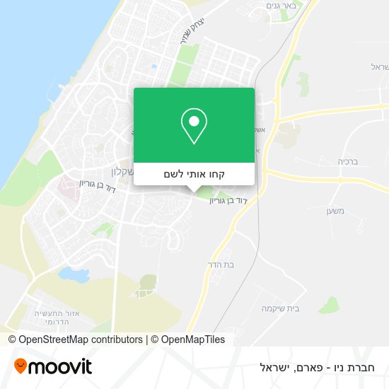 מפת חברת ניו - פארם