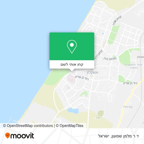 מפת ד ר מלמן שמעון