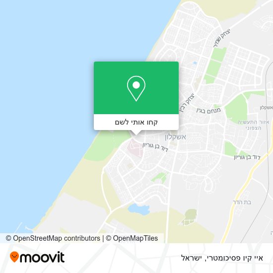 מפת איי קיו פסיכומטרי