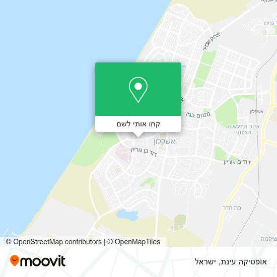 מפת אופטיקה עינת