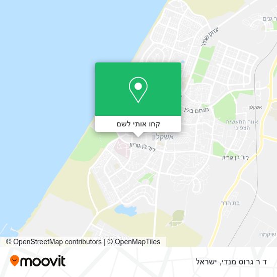 מפת ד ר גרוס מנדי