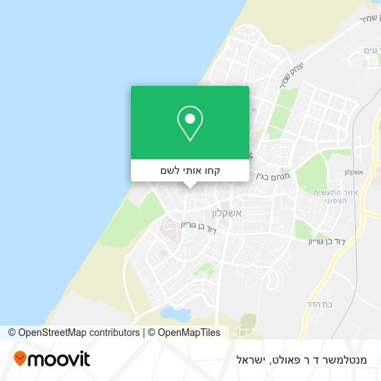 מפת מנטלמשר ד ר פאולט