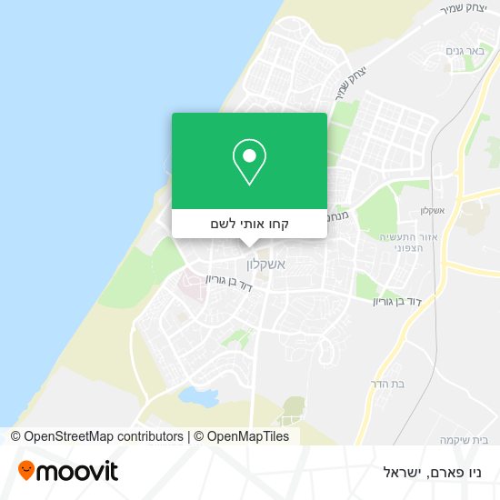 מפת ניו פארם