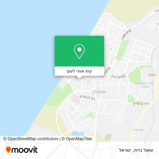 מפת שאול גזית