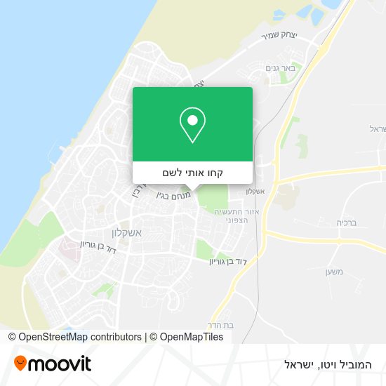 מפת המוביל ויטו