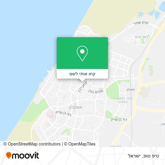 מפת טיפ טופ