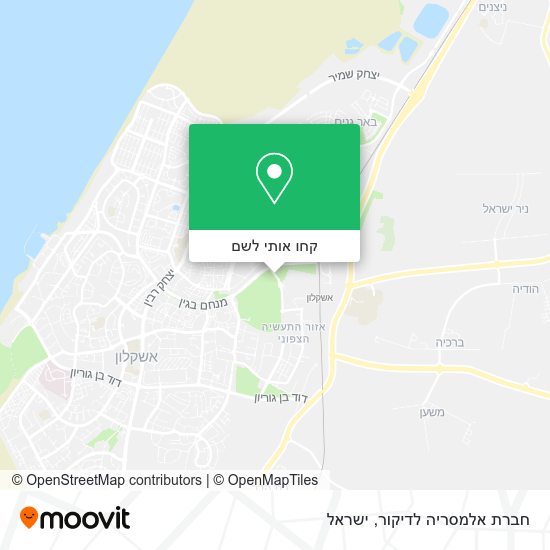 מפת חברת אלמסריה לדיקור
