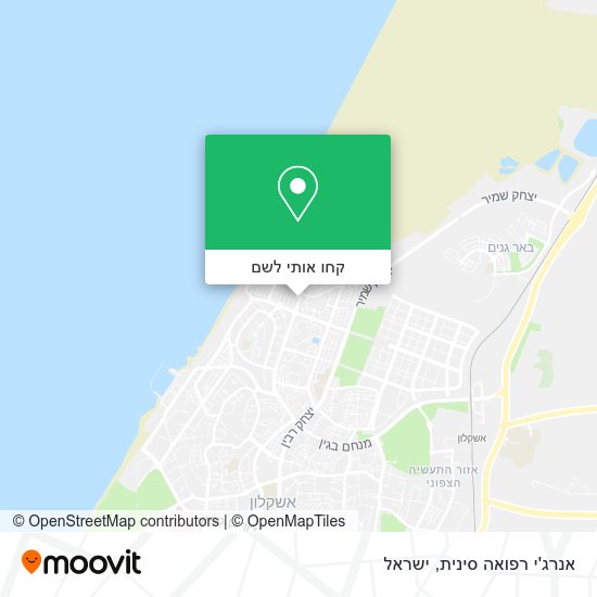 מפת אנרג'י רפואה סינית