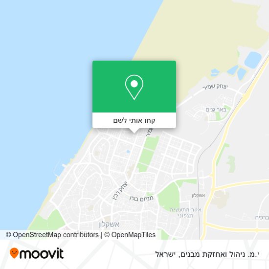מפת י.מ. ניהול ואחזקת מבנים