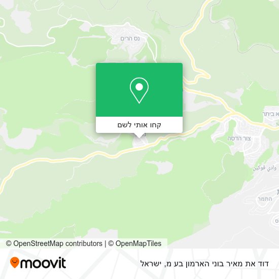 מפת דוד את מאיר בוני הארמון בע מ