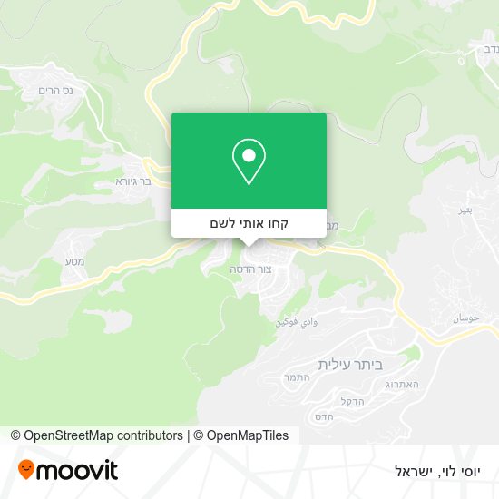 מפת יוסי לוי