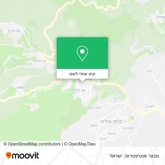 מפת מבצר אנטיפטרוס