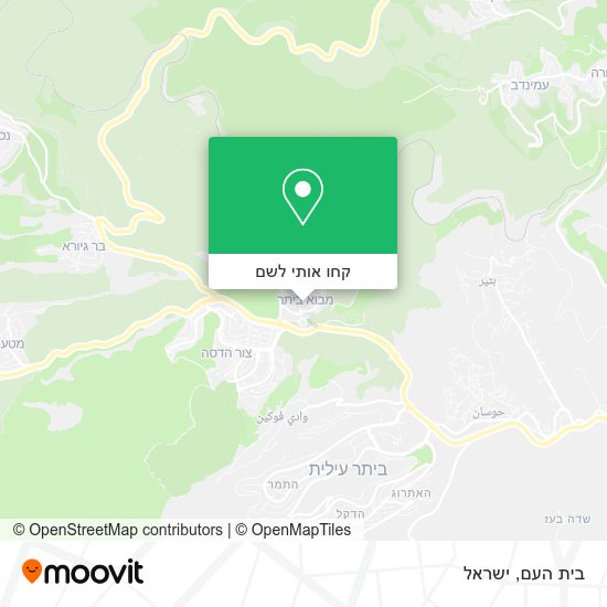 מפת בית העם