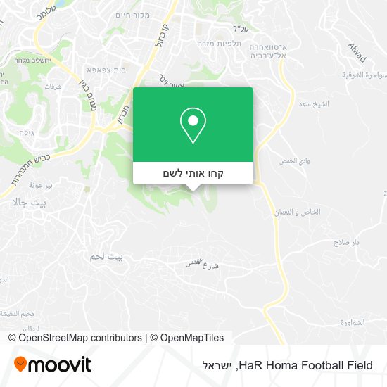 מפת HaR Homa Football Field