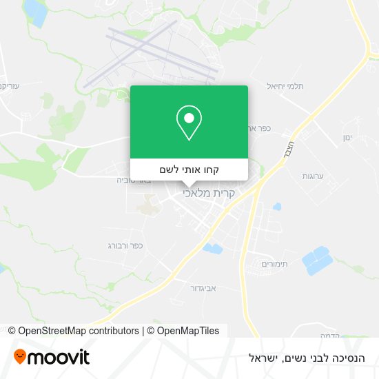 מפת הנסיכה לבני נשים