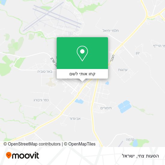 מפת הסעות צחי