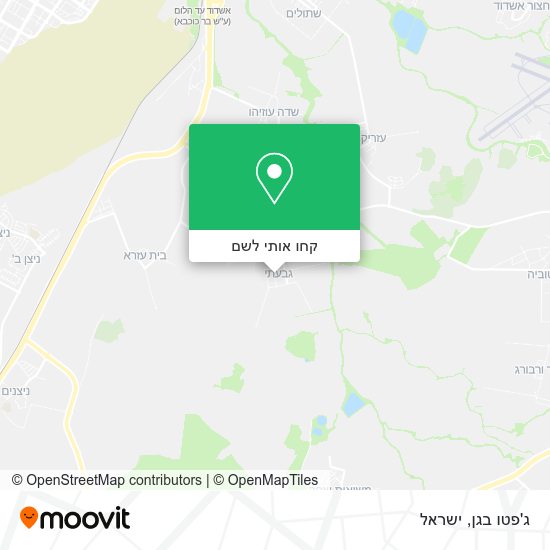 מפת ג'פטו בגן