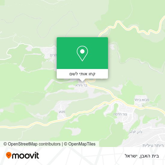 מפת בית האבן