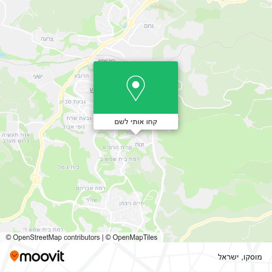מפת מוסקו