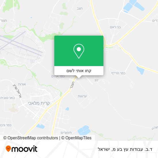 מפת ד.ב. עבודות עץ בע מ