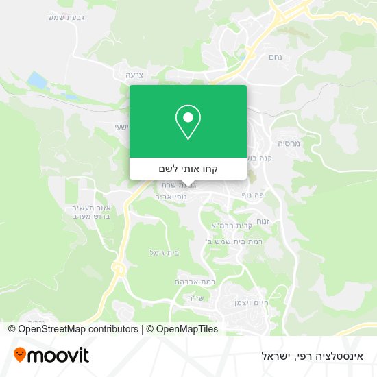 מפת אינסטלציה רפי