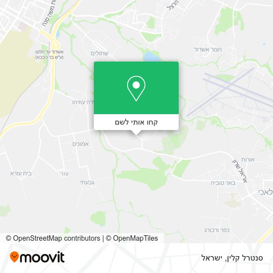 מפת סנטרל קלין