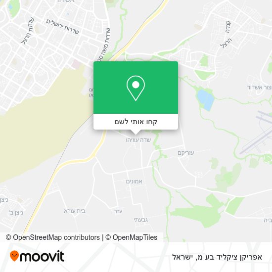 מפת אפריקן ציקליד בע מ