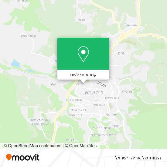 מפת הצוות של אריה