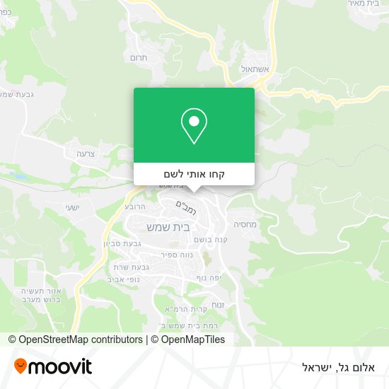 מפת אלום גל